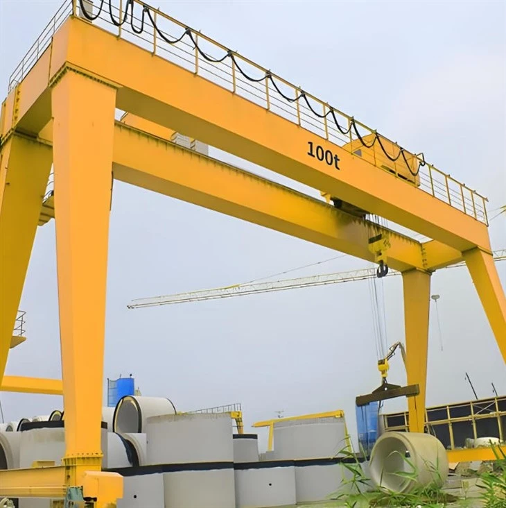 Double Girder Mobile Travelling Gantry Crane With For Industrial Factory suppliers