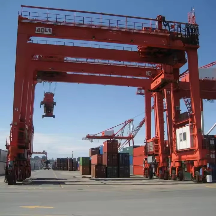 Rtg Crane Kontainer Ban Karet Gantry Crane