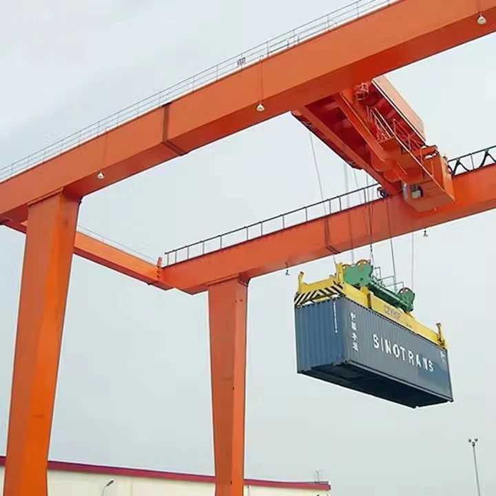 Rubber Tyre Tire Mobile Container Gantry Crane