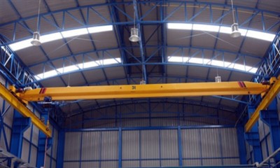 Menggantung crane jembatan girder tunggal